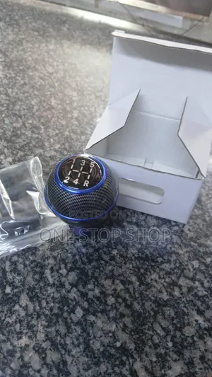 5speed Transmission Manual Carbon Style Knob With Accent Ring