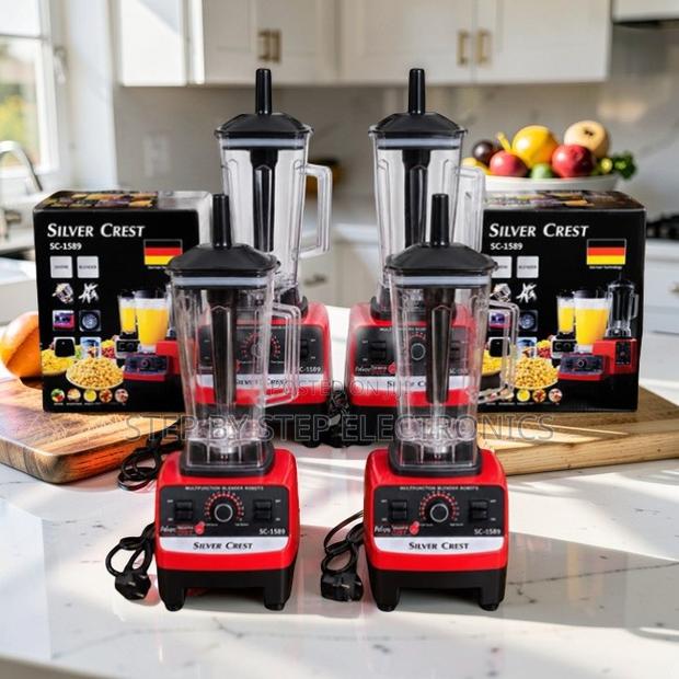 Everyday-Reliability SilverCrest 2-in-1 Double Cup Blender and Grinder - main view