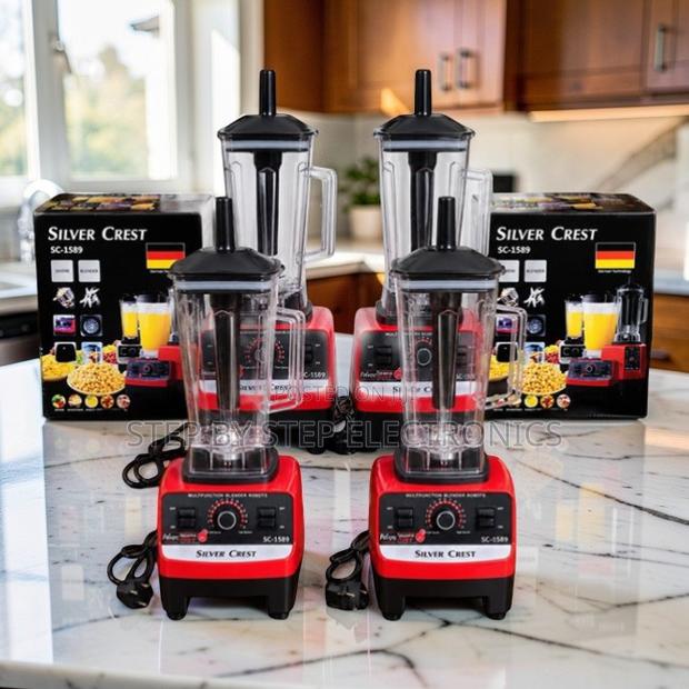 Optimized-Performance Silver Crest 2-in-1 Double Cup Blender Grinder - main view