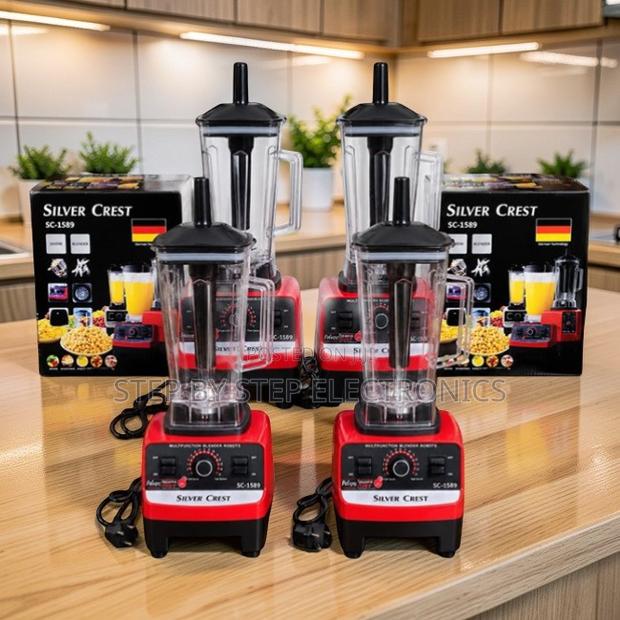 Optimized-Performance Silver Crest 2-in-1 Double Cup Blender Grinder - thumbnail 2