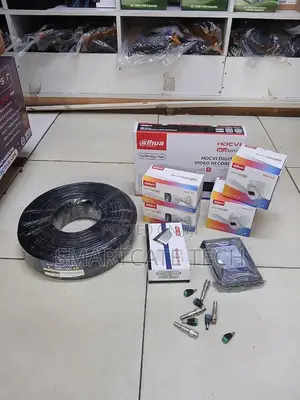 4CH Dahua Full Color CCTV Camera Kit – HD Remote Surveillance