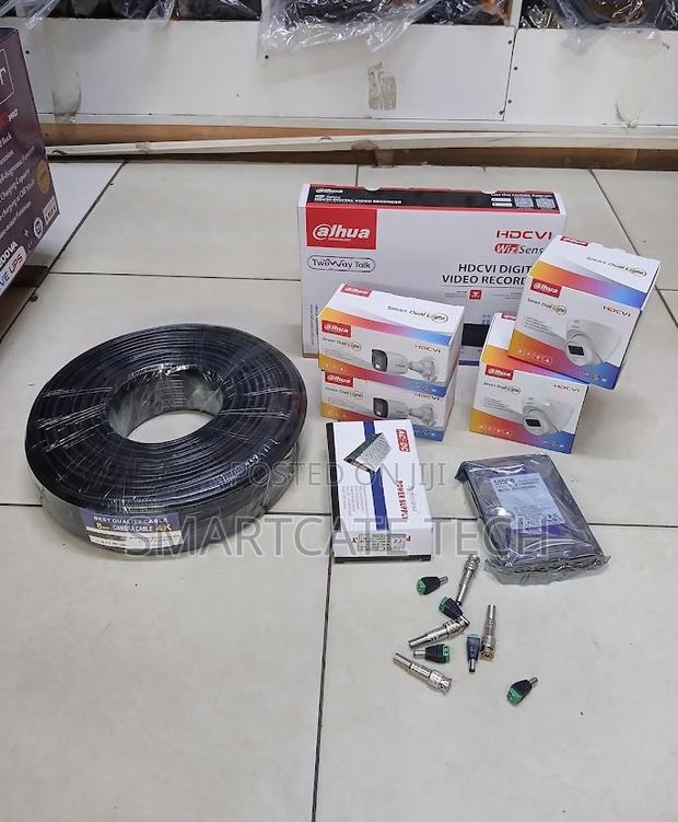 Dahua 4CH Full Color CCTV System – Secure Your Home Business