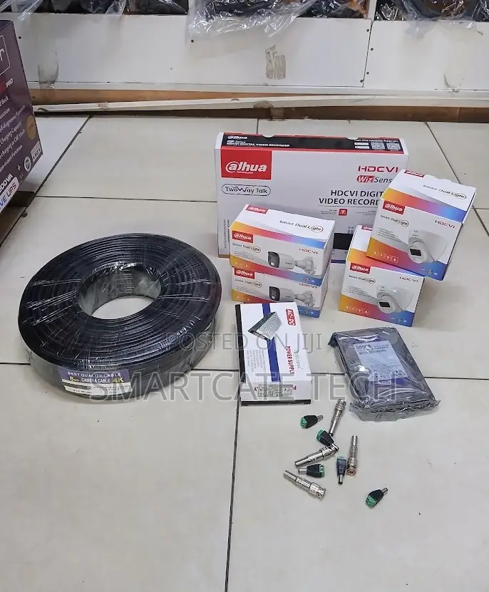 Dahua 4CH Full Color CCTV System – Secure Your Home Business