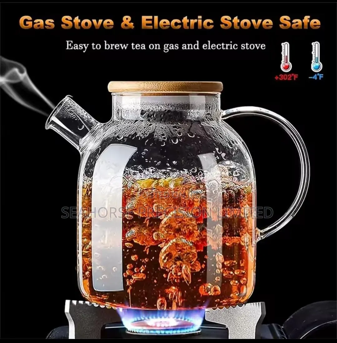 Heat-Resistant Glass Teapot – Elegant Tea Brewer