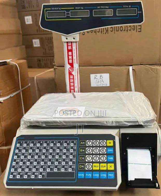 ACS 30KG Electronic Barcode Printing Scale - main view