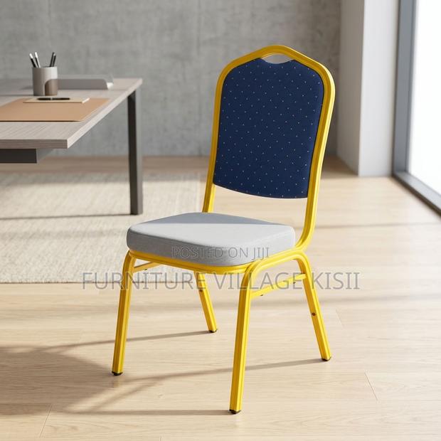 Blue Stackable Conference Chair - thumbnail 10