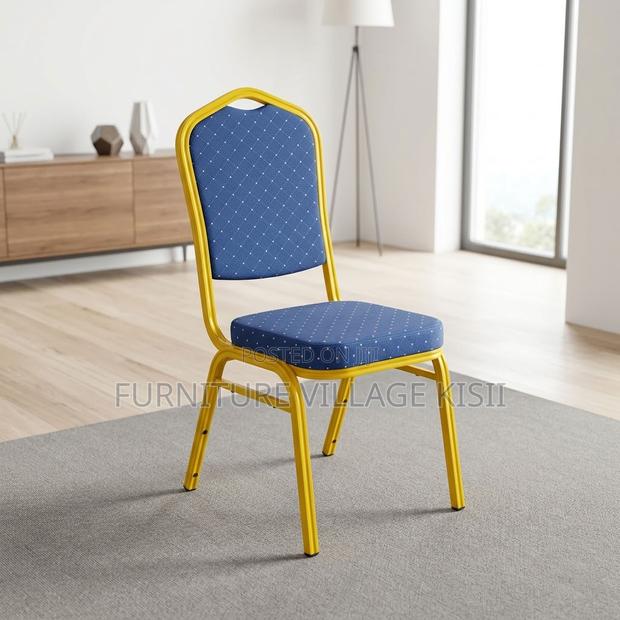 Blue Stackable Conference Chair - thumbnail 13