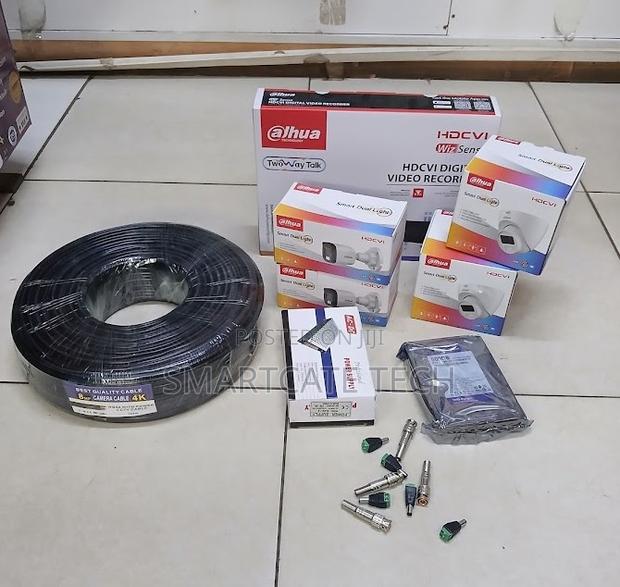 Dahua 4 Channel CCTV With Color Night Vision and Smart Remote Viewing