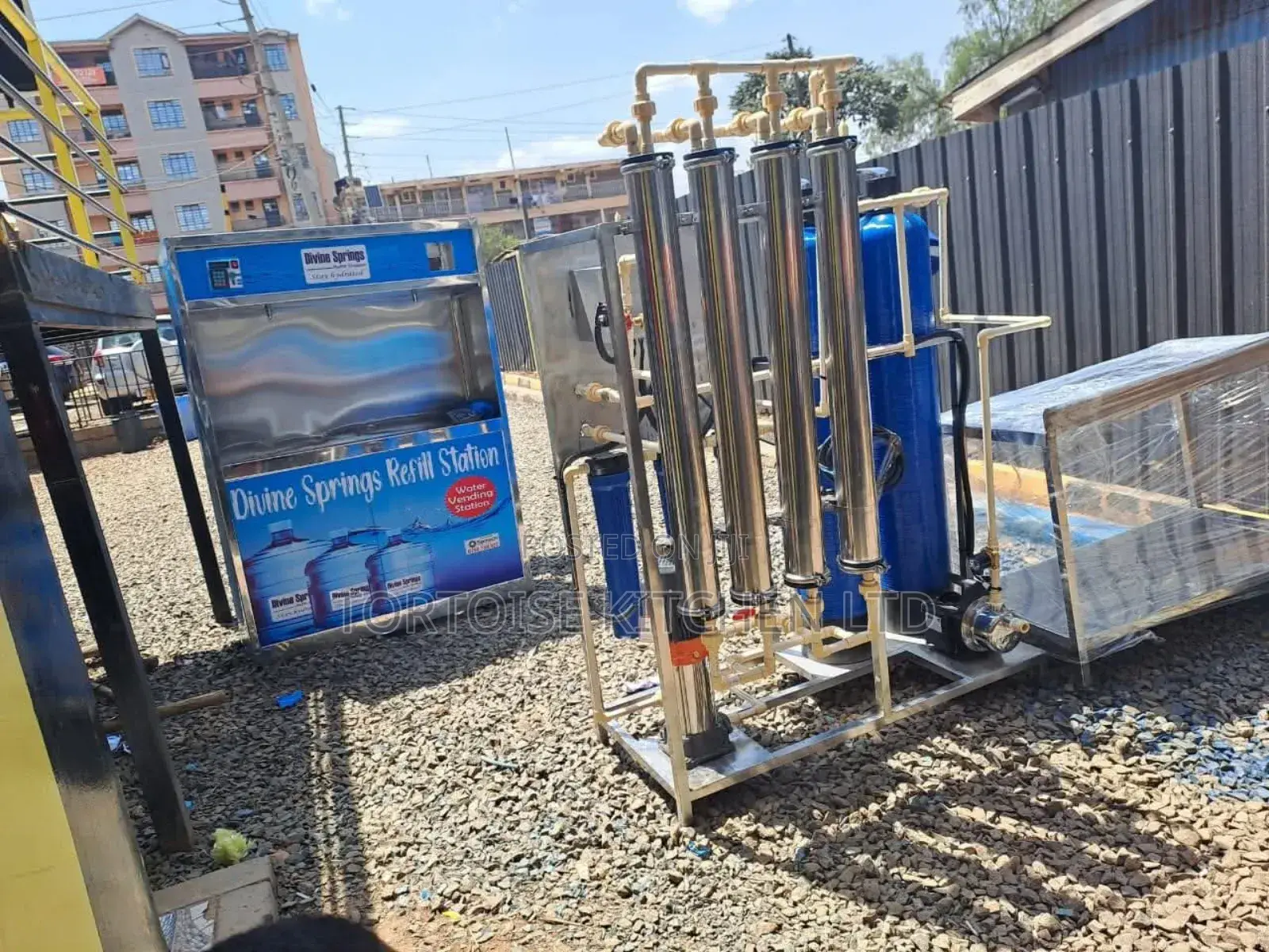 Water Purification System Machine and Refiling Station 1000l/Hour