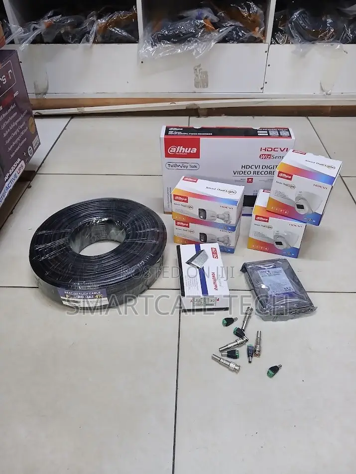 Dahua 4CH Full Color Camera for Home and Business Surveillance
