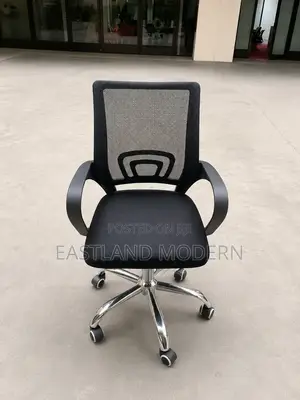 Ergonomic Mesh Office Chair With Armrests Chrome Base