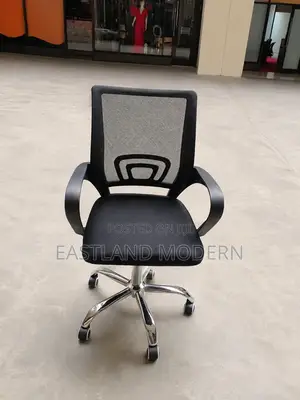 Ergonomic Mesh Office Chair With Armrests Chrome Base
