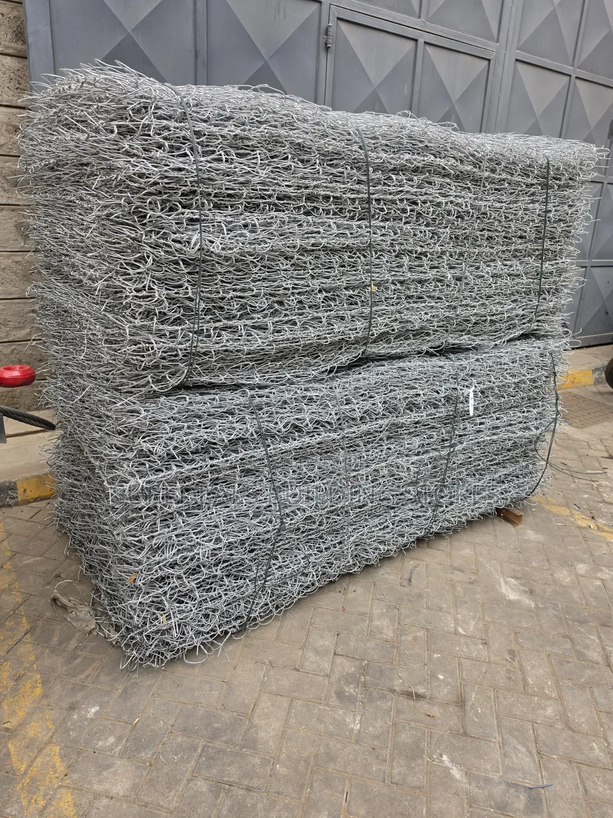 3.2mm Woven Galvanized Wire Gabion Boxes ,2*1*1mtrs