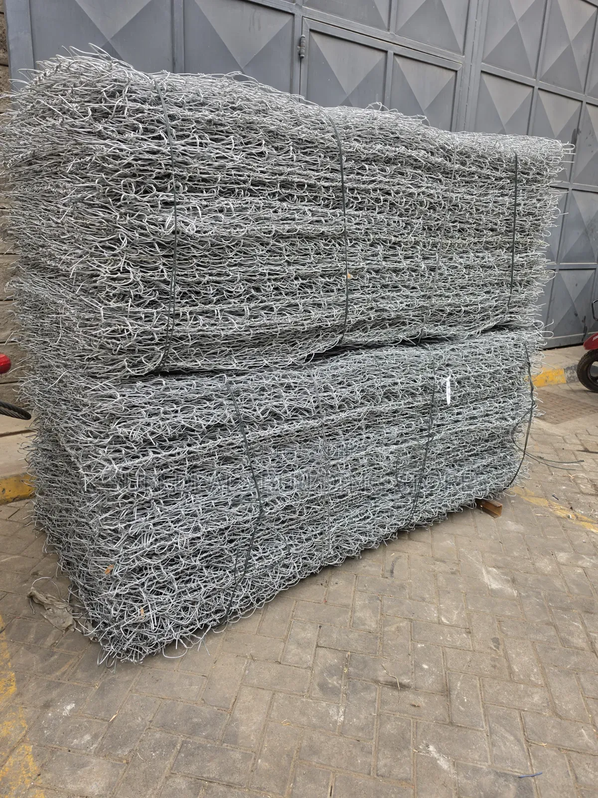 3.2mm Woven Galvanized Wire Gabion Boxes ,2*1*1mtrs