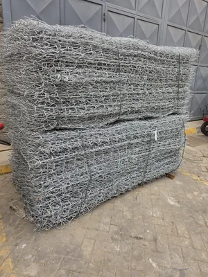 3.2mm Woven Galvanized Wire Gabion Boxes ,2*1*1mtrs