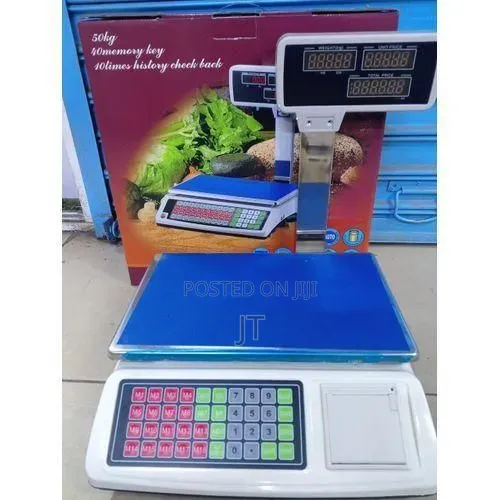 50kg Electric Weighing Scale With Receipt Printer