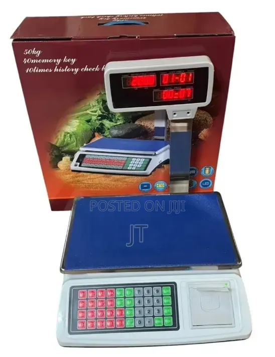 50kg Electric Weighing Scale With Receipt Printer