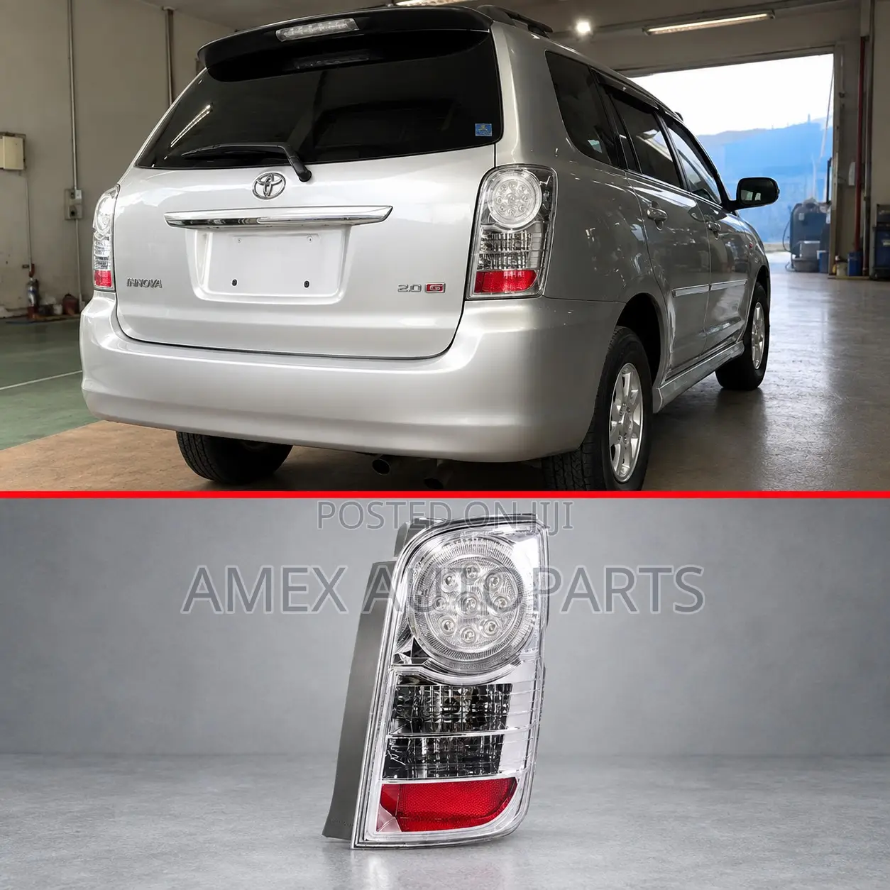 Tail Lamp Toyota Corolla Fielder Clear Led Nze141 Zre141 2008 - 2010