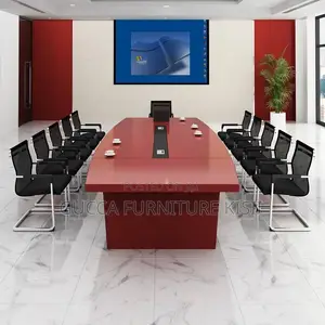 3.5M Mahogany Conference Meeting Table