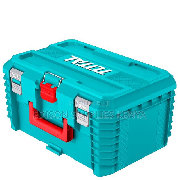 Tool Box Total Wide Body Toolbox 19" in Plastic Stackable Storage Box - thumbnail 2