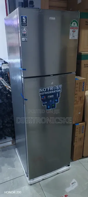 Mika 255l No Frost Double Door Fridge