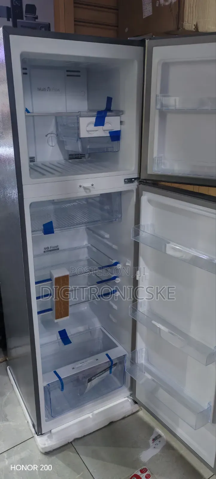 Mika 255l No Frost Double Door Fridge