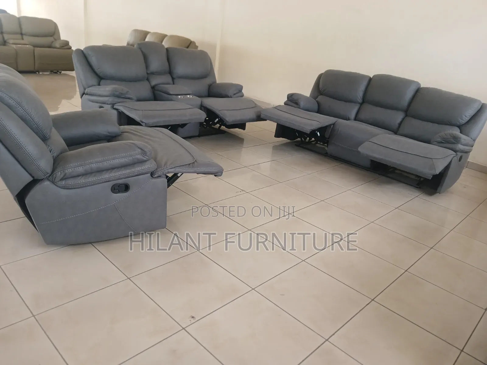 Royal Comfort 3+2+1 Fabric Recliner Sofa