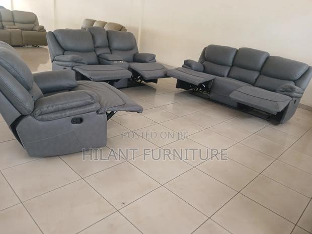 Royal Comfort 3+2+1 Fabric Recliner Sofa - thumbnail 4