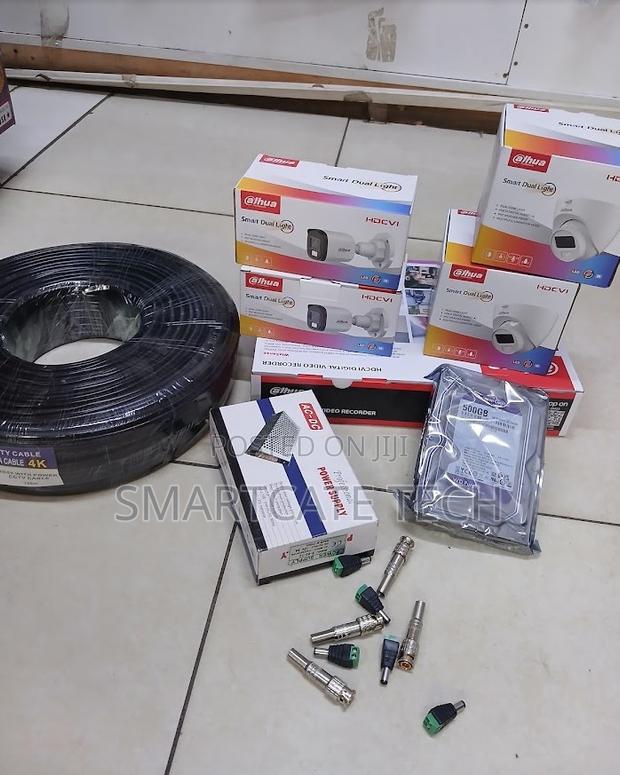 Dahua 4CH Full Color Camera System With Mobile Remote ,