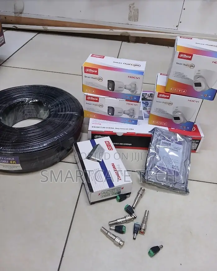 Dahua 4CH Full Color Camera System With Mobile Remote ,