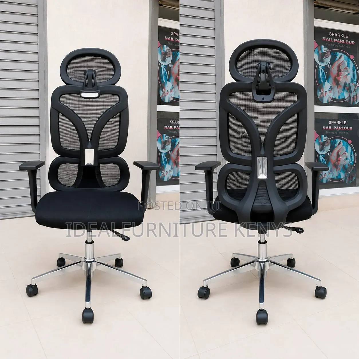 Swivel Headrest Office Chair