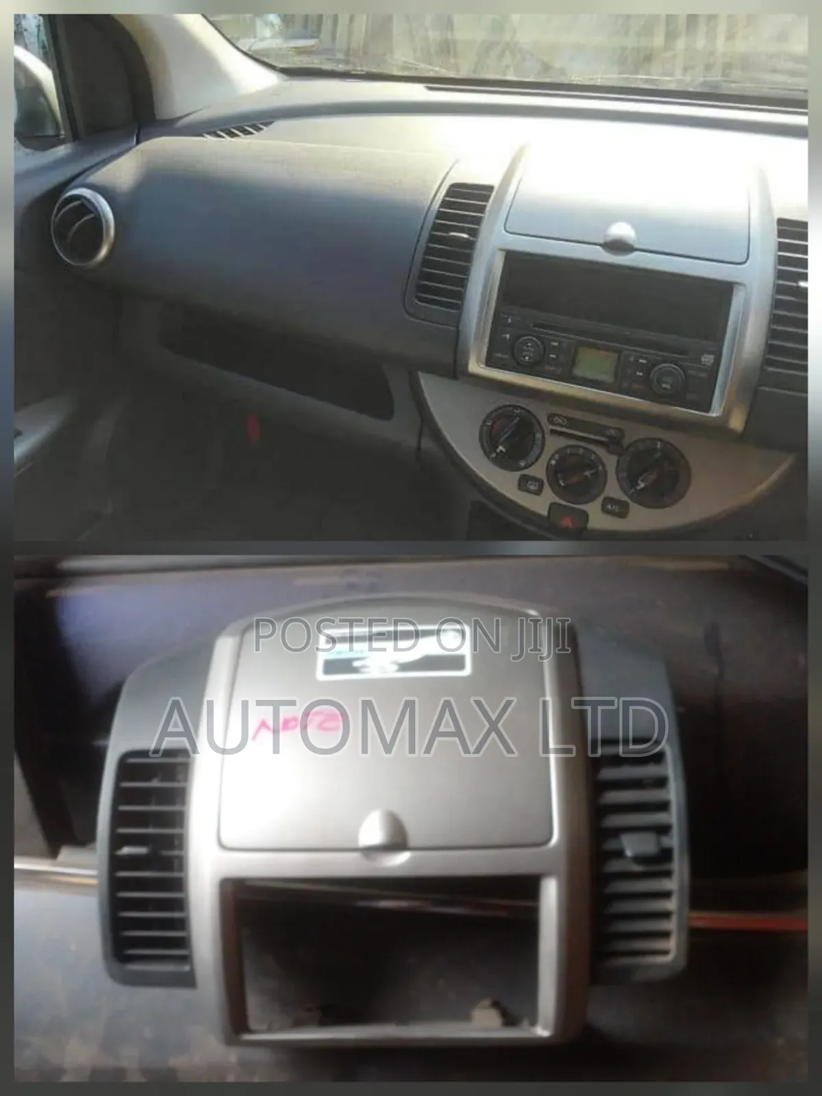 Nissan Note E11, Yr2007+, Dashboard Console With Vents