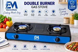 Electromate Double Burner Gas Stove