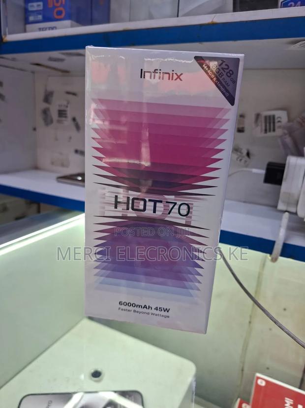 New Infinix Hot 70 128 GB Purple