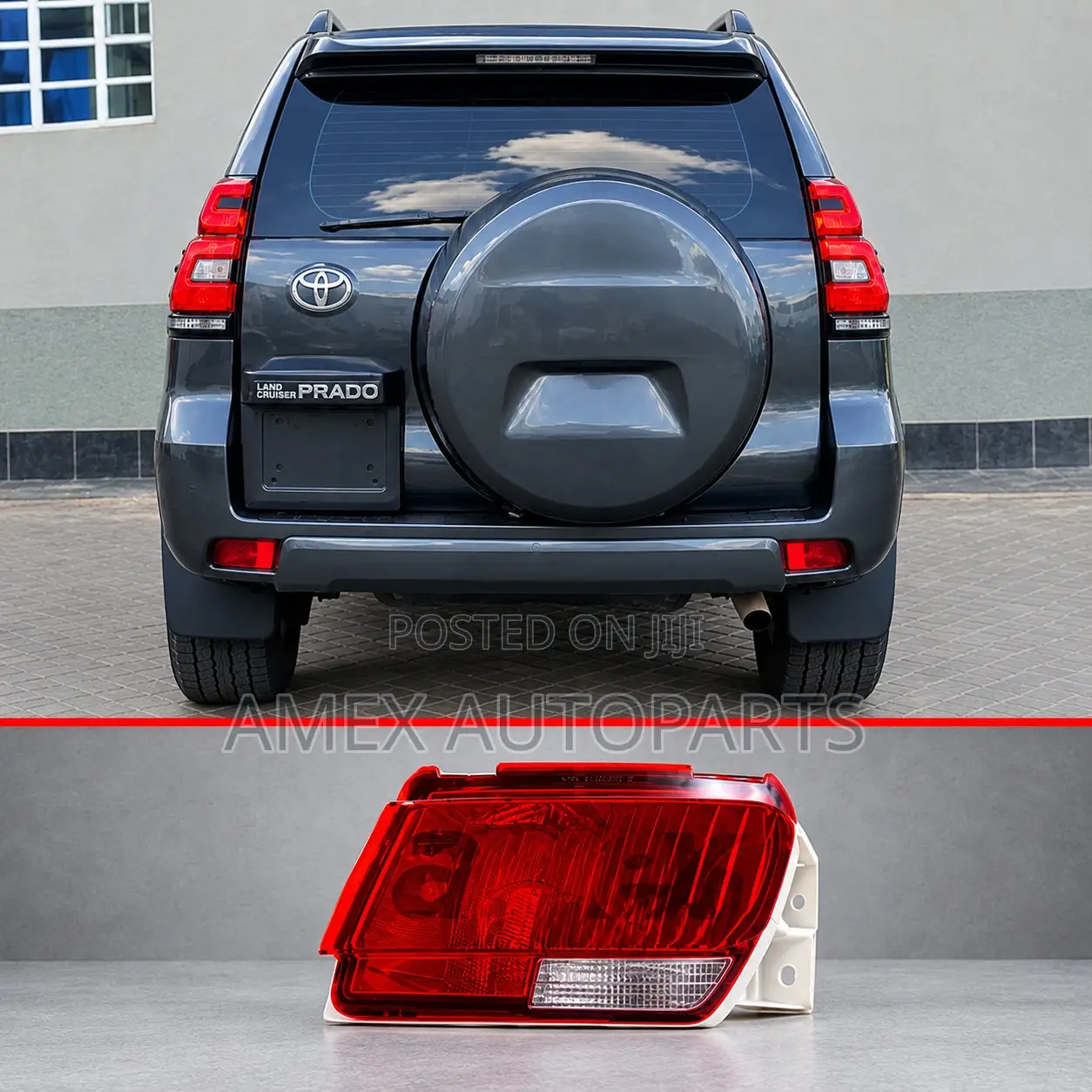 Rear Reflector Toyota Land Cruiser Prado FJ150 2010 Onwards