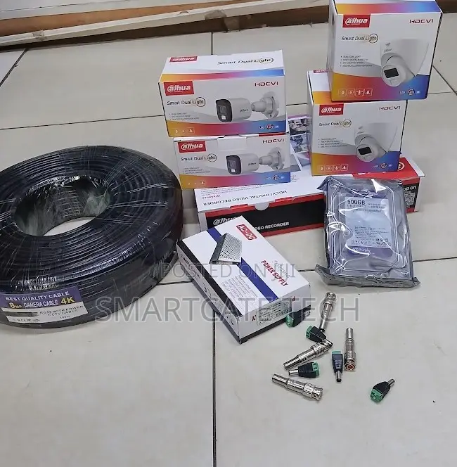Dahua 4CH CCTV System With Advanced Color Day and Night Monitoring