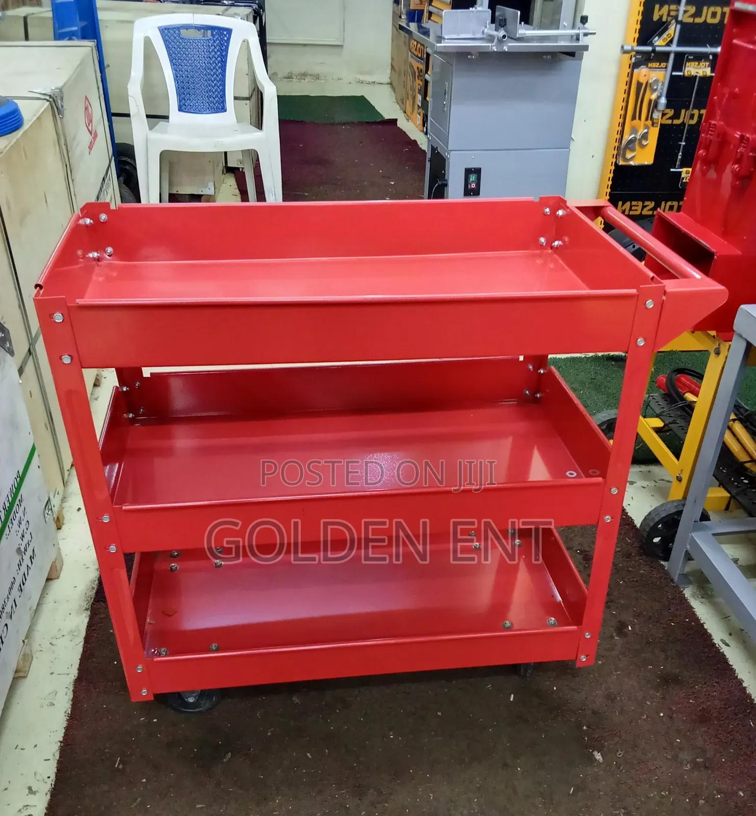 Quality Tool Cart/3 Shade Tool Cart