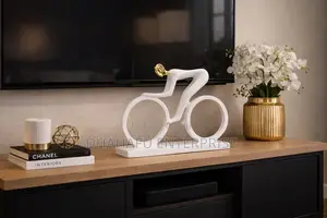 Luxury Cyclist Resin Sculpture