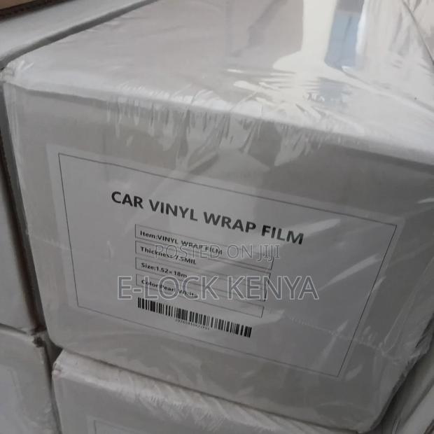 Metallic Black Car Wrap Per Meter - main view