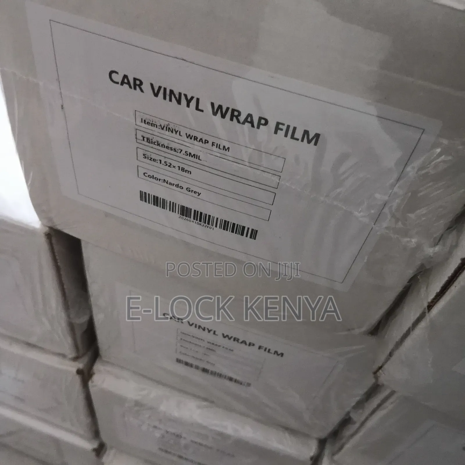Metallic Black Car Wrap Per Meter