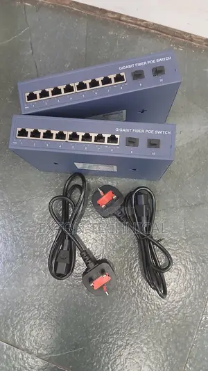 8 Port Gigabit Poe Switch With 2 Uplink Fibre Port 100/1000mbps