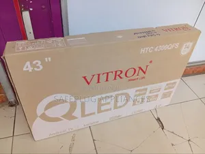 Vitron 43′′ QLED Smart TV – Ultra HD Frameless Television