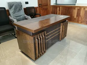 Large Brown Office Desk