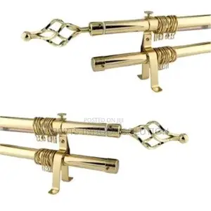 Extendable Dual Layer Curtain Rods