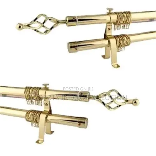 Extendable Dual Layer Curtain Rods