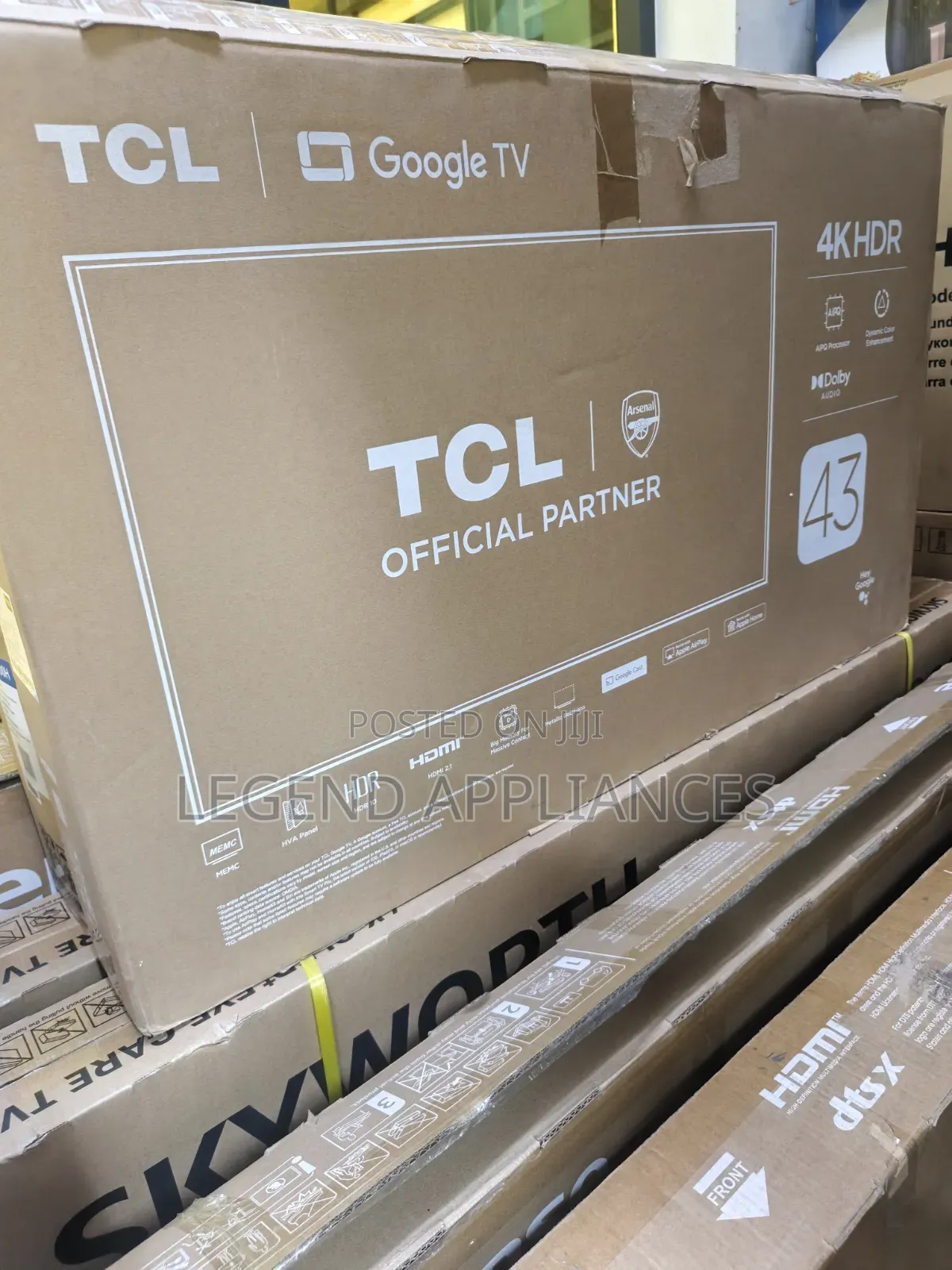 TCL 43" Inch, Ultra HD Smart LED Google/Android TV,Bluetooth