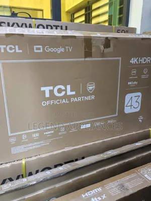 TCL 43" Inch, Ultra HD Smart LED Google/Android TV,Bluetooth