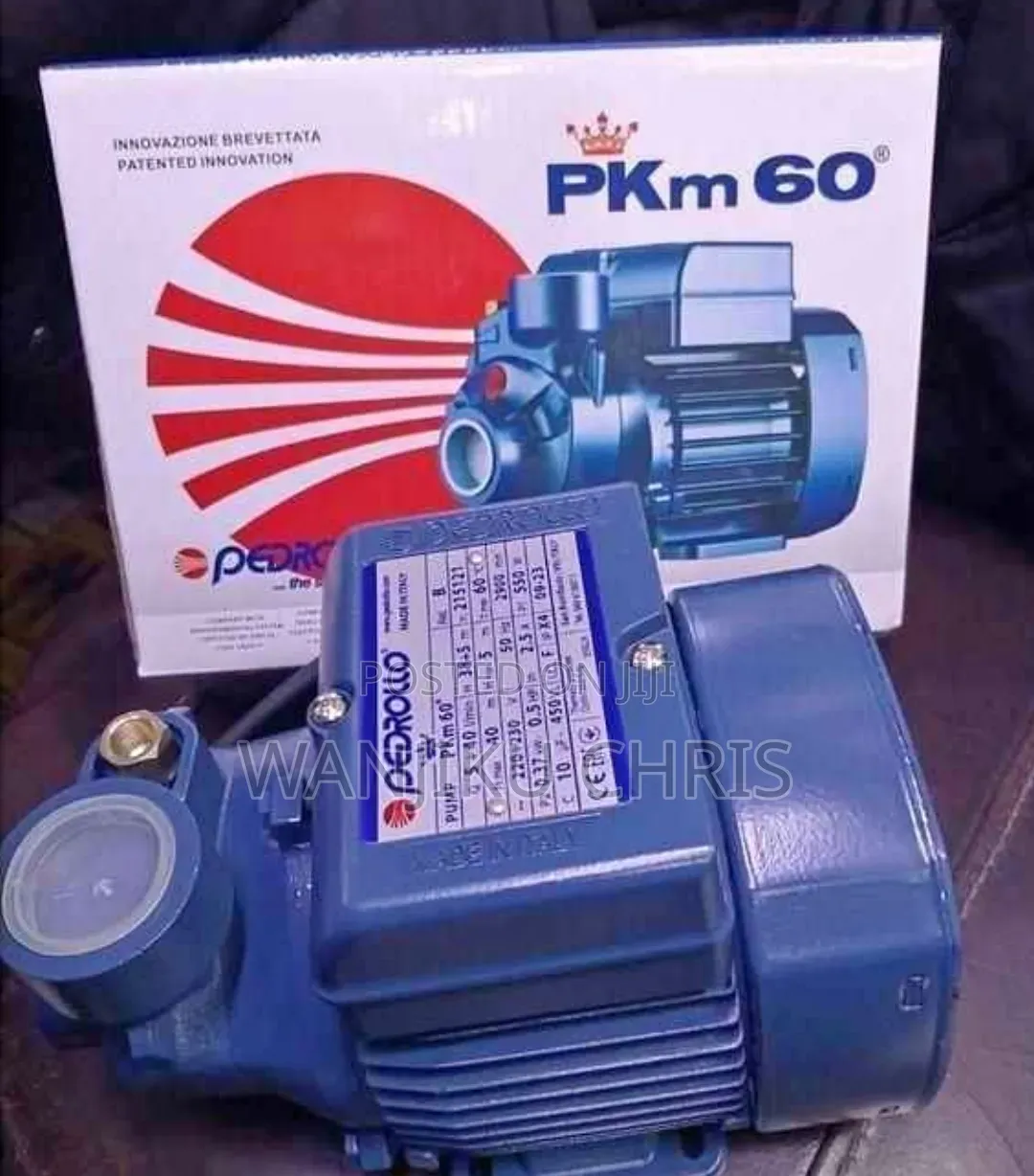 Pedrollo Water Pump 0.5hp/0.5hp Pedrollo Water Pump