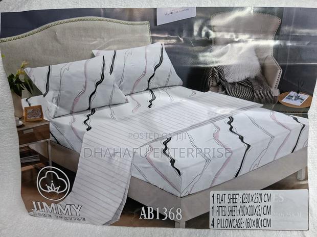 Cotton Printed Bedsheet Sets (Bedsheet + Duvet + 4 Pillowcases