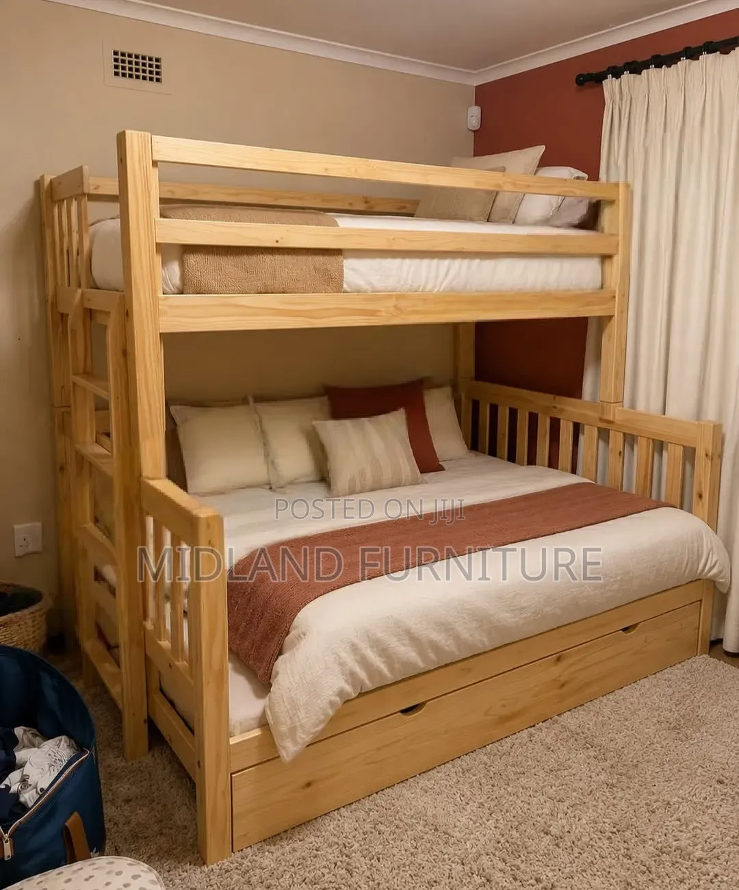 Wooden Double Decker Beds Available on Order